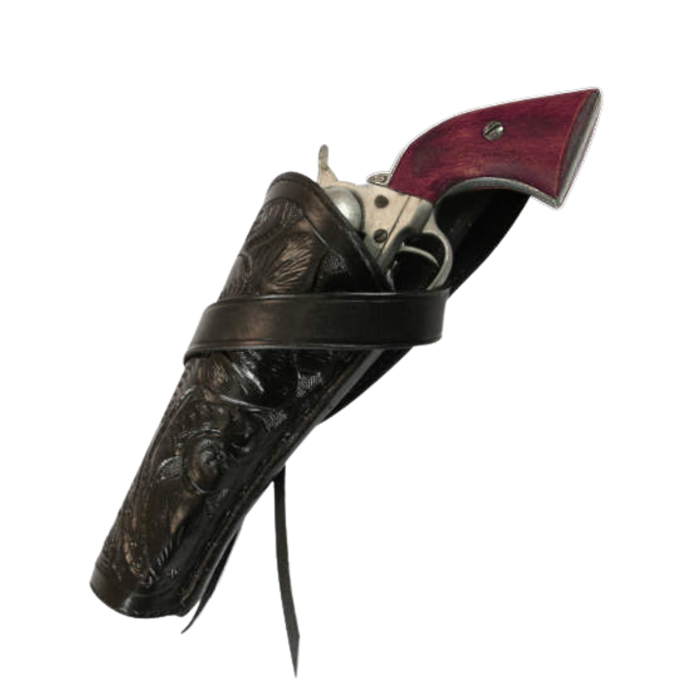 Cross Draw XL Leather Holster - Black