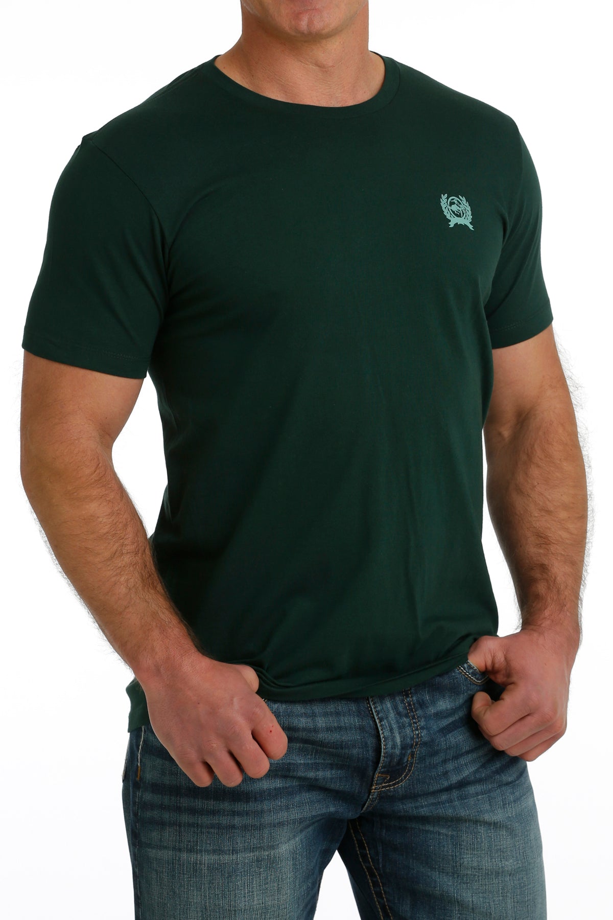 Mens Cinch Tee- Forest/Serape