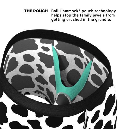 The Milk Me | Cow Print Ball Hammock® Pouch Underwear