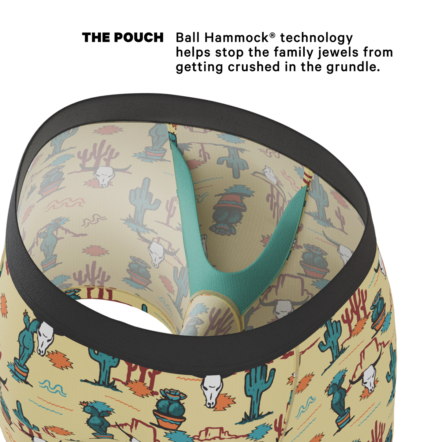 The Mirage | Western Cactus Ball Hammock® Pouch Underwear