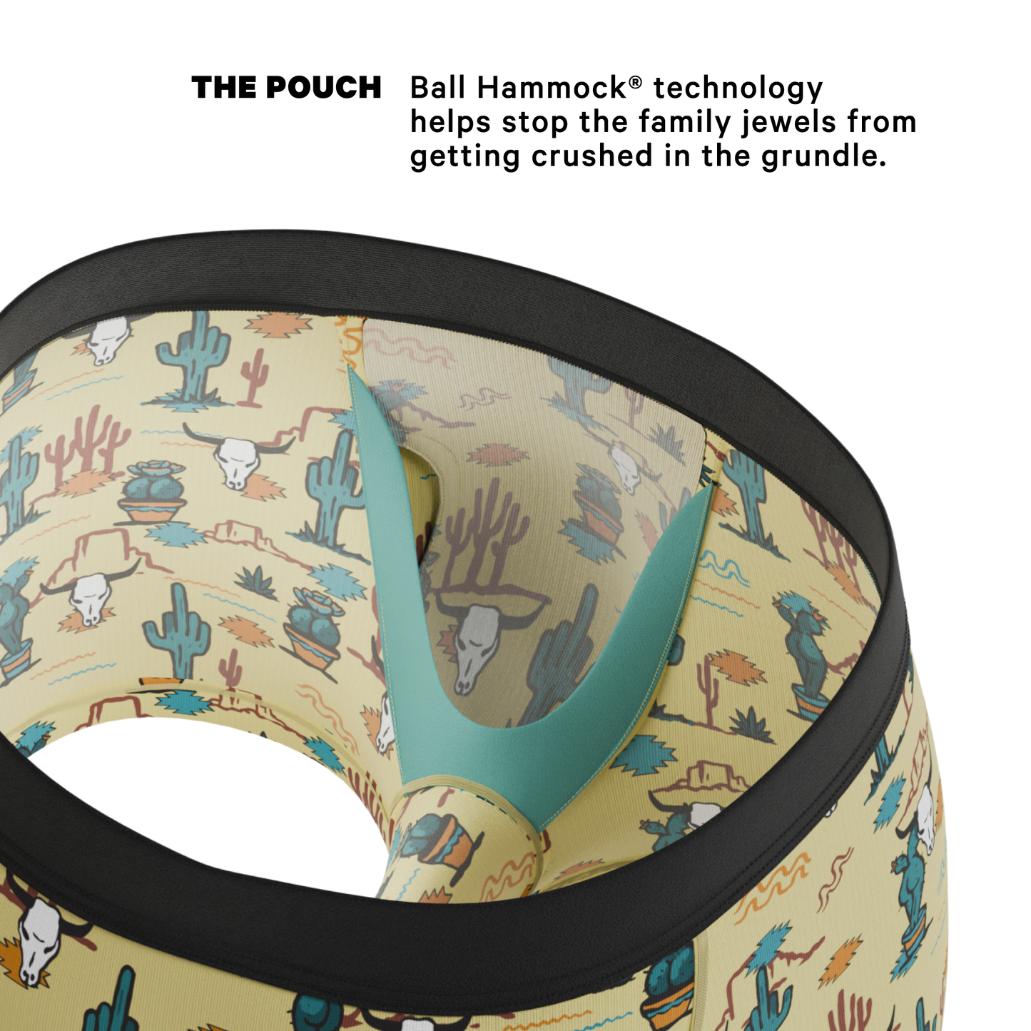 The Mirage | Western Cactus Ball Hammock® Pouch Trunks Underwear