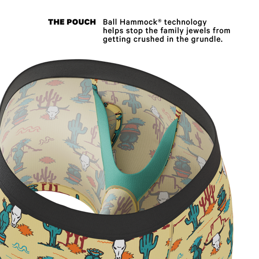 The Mirage | Western Cactus Ball Hammock® Pouch Underwear With Fly