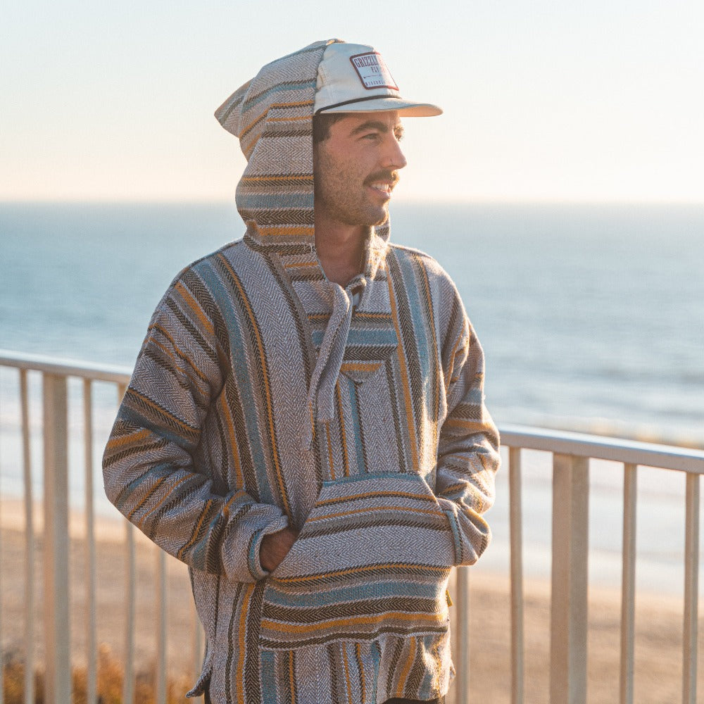 Baja Hoodie Mexican Pullover Sweater - Lux