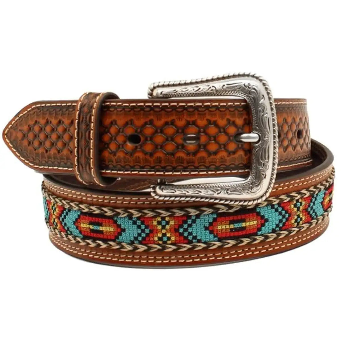 Nocona Amber Sky Embossed - Men's Belt
