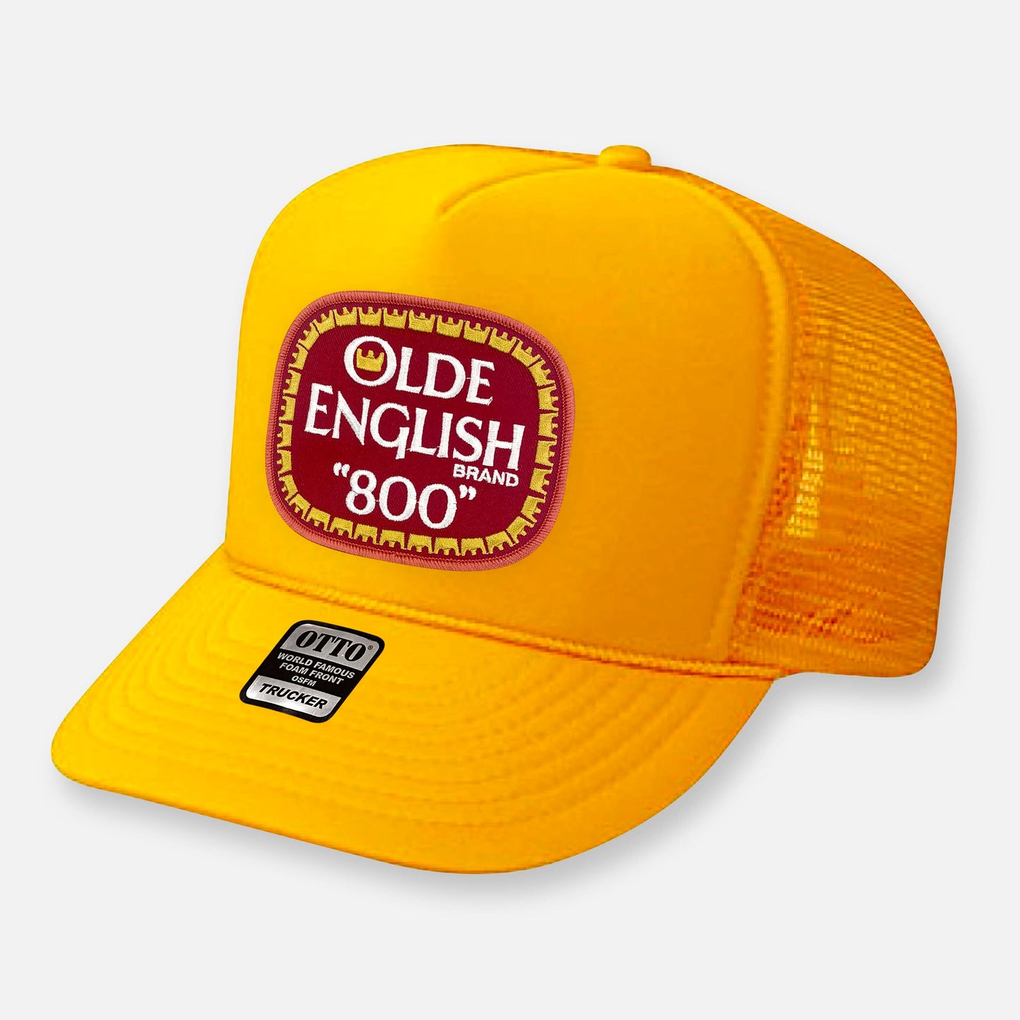 OLDE ENGLISH CURVED BILL PATCH HAT