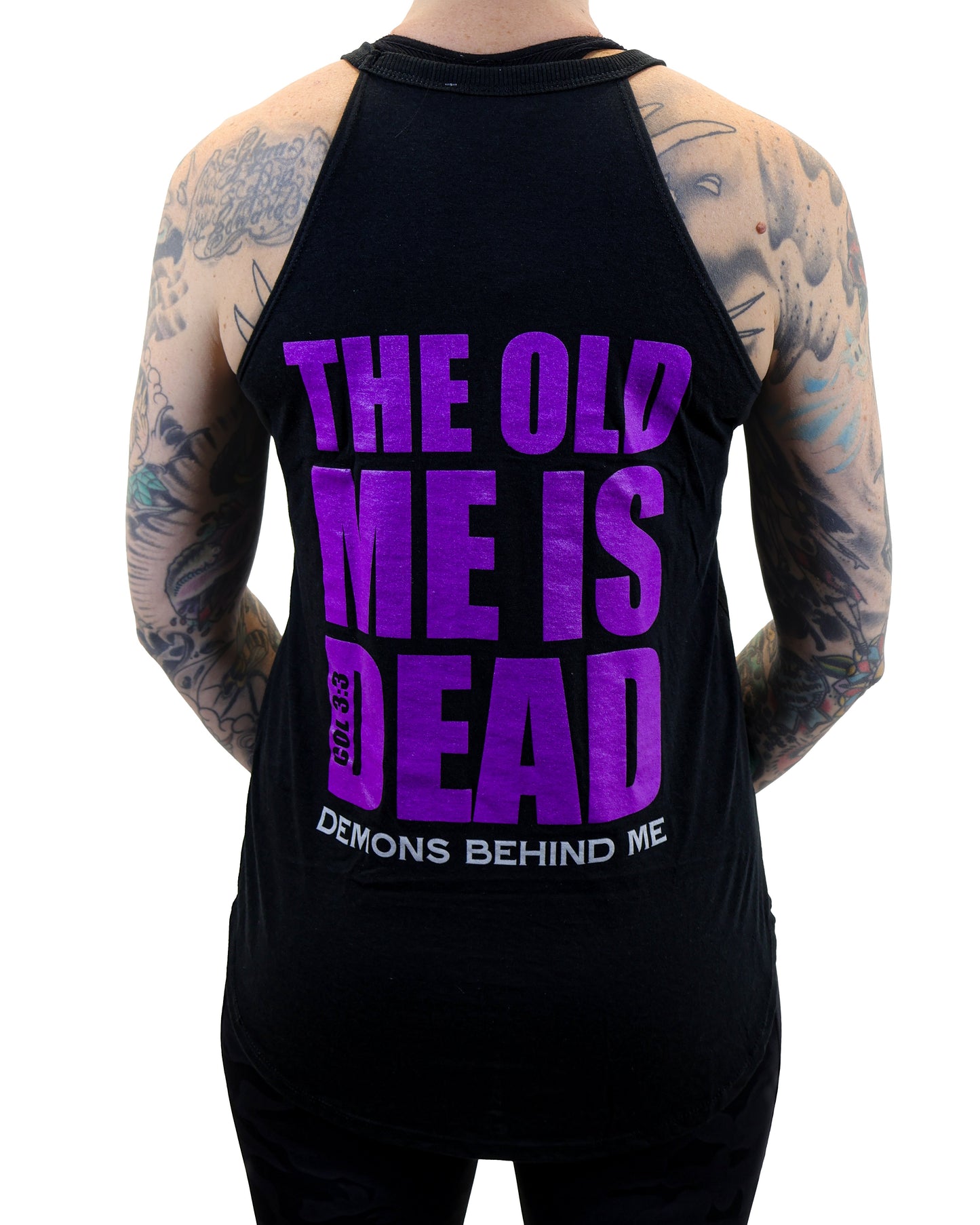 Women's OLD ME IS DEAD Rocker Tank Top