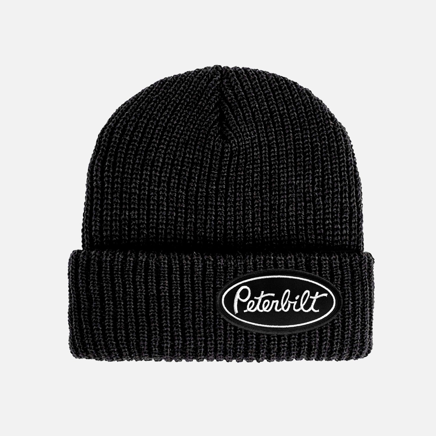 PETERBILT BLACK PATCH BEANIE