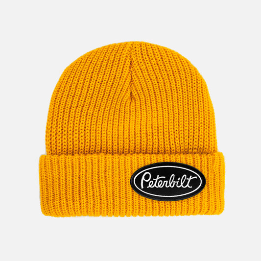 PETERBILT BLACK PATCH BEANIE