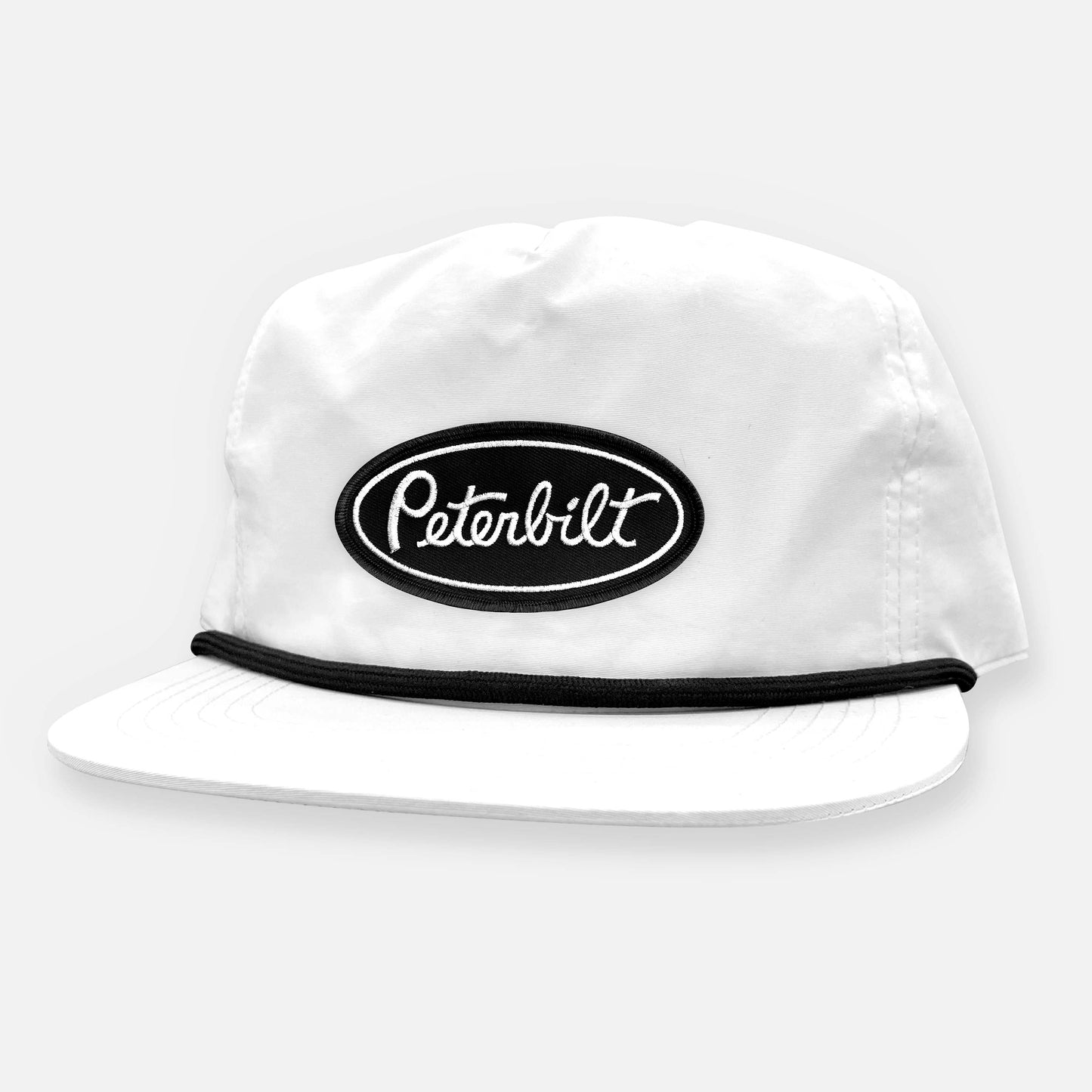 PETERBUILT UNSTRUCTURED SNAPBACK BLACK PATCH HAT