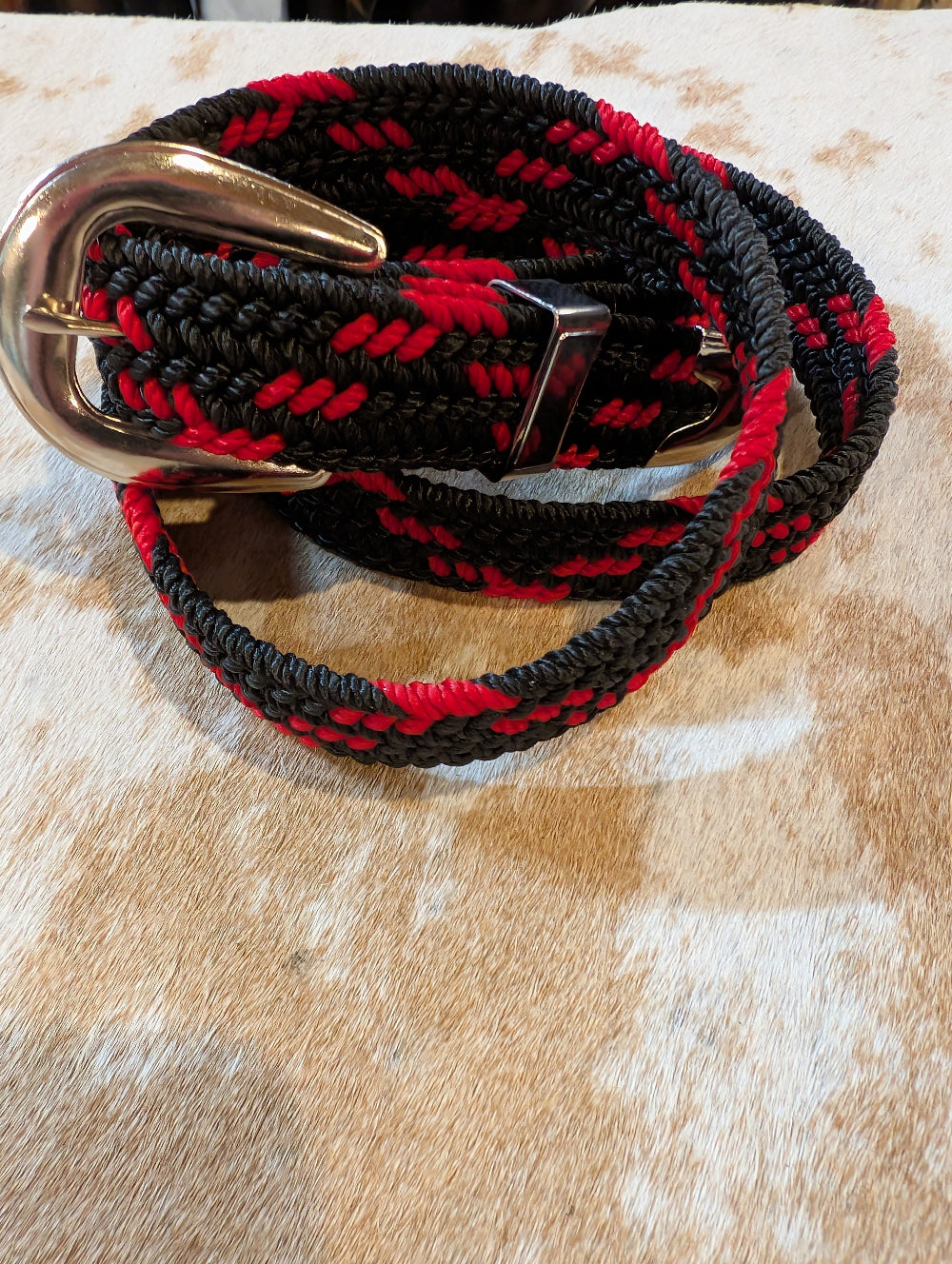 Brushy Creek Retro-Style Nylon Braided Belt
