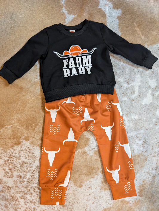 Boy's Farm Baby 2 piece set