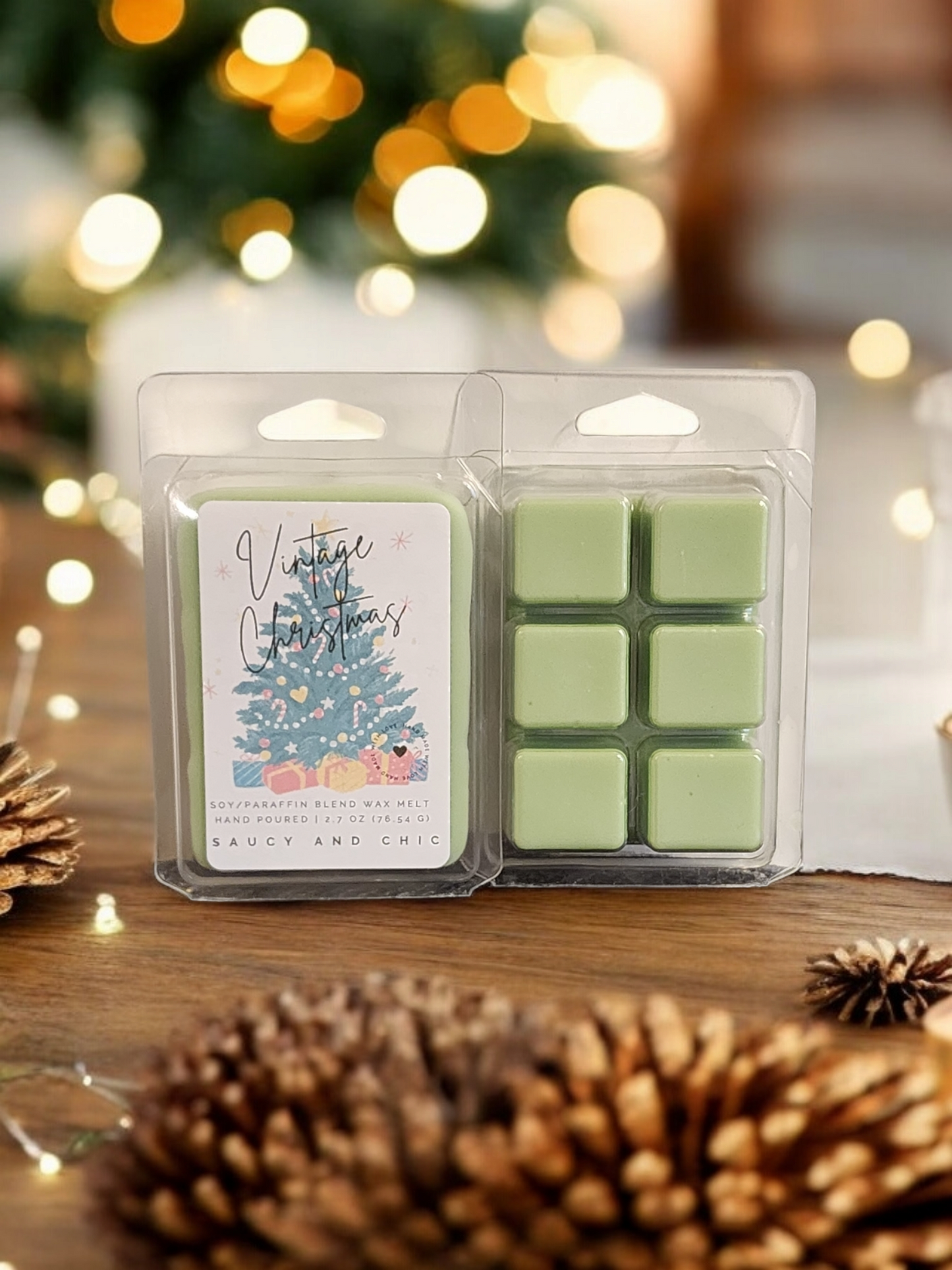 Vintage Christmas Wax Melt – Nostalgic Holiday Fragrance