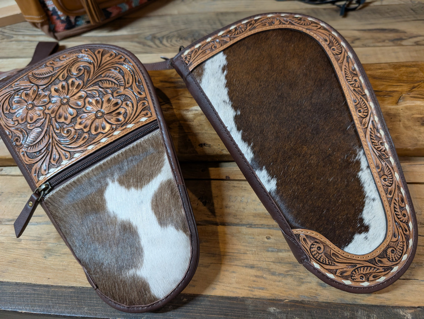 Handgun Padded Leather Case