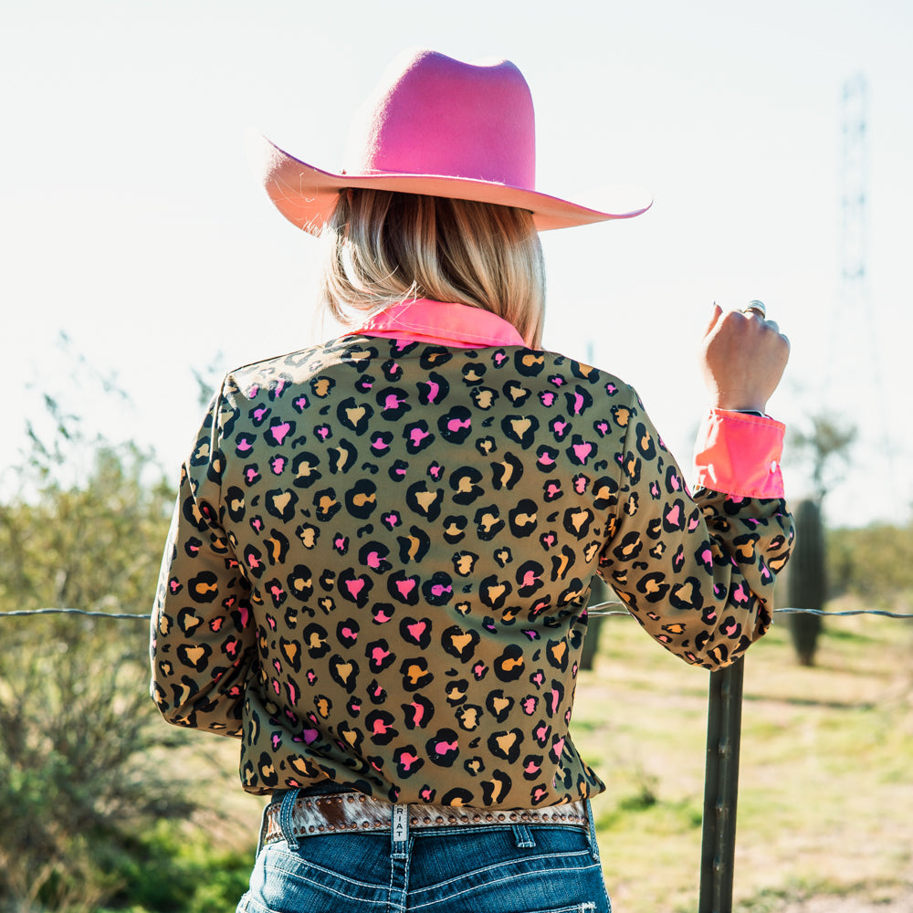 Prowling For Love Button Down