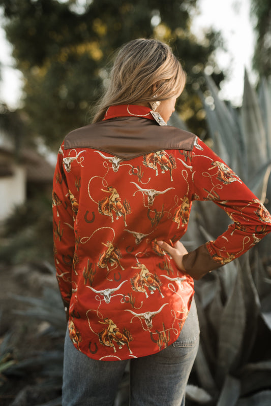 Rodeo Quincy El Rancho Button Up