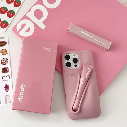 Rhode 4pc. Gift Set - Gift Bag, Phone Case for iPhone, Box & Lip Tint 