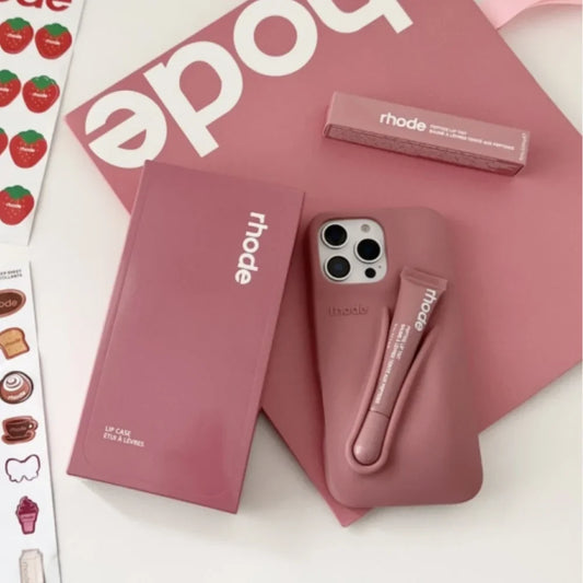 Rhode 4pc. Gift Set - Gift Bag, Phone Case for iPhone, Box & Lip Tint 