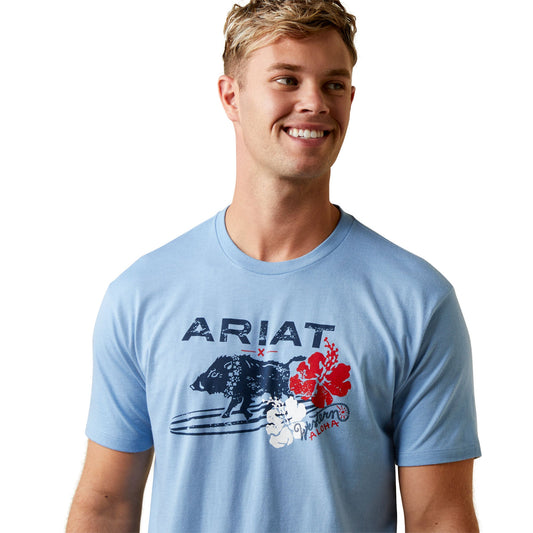Ariat Surfboarding Pig Tee