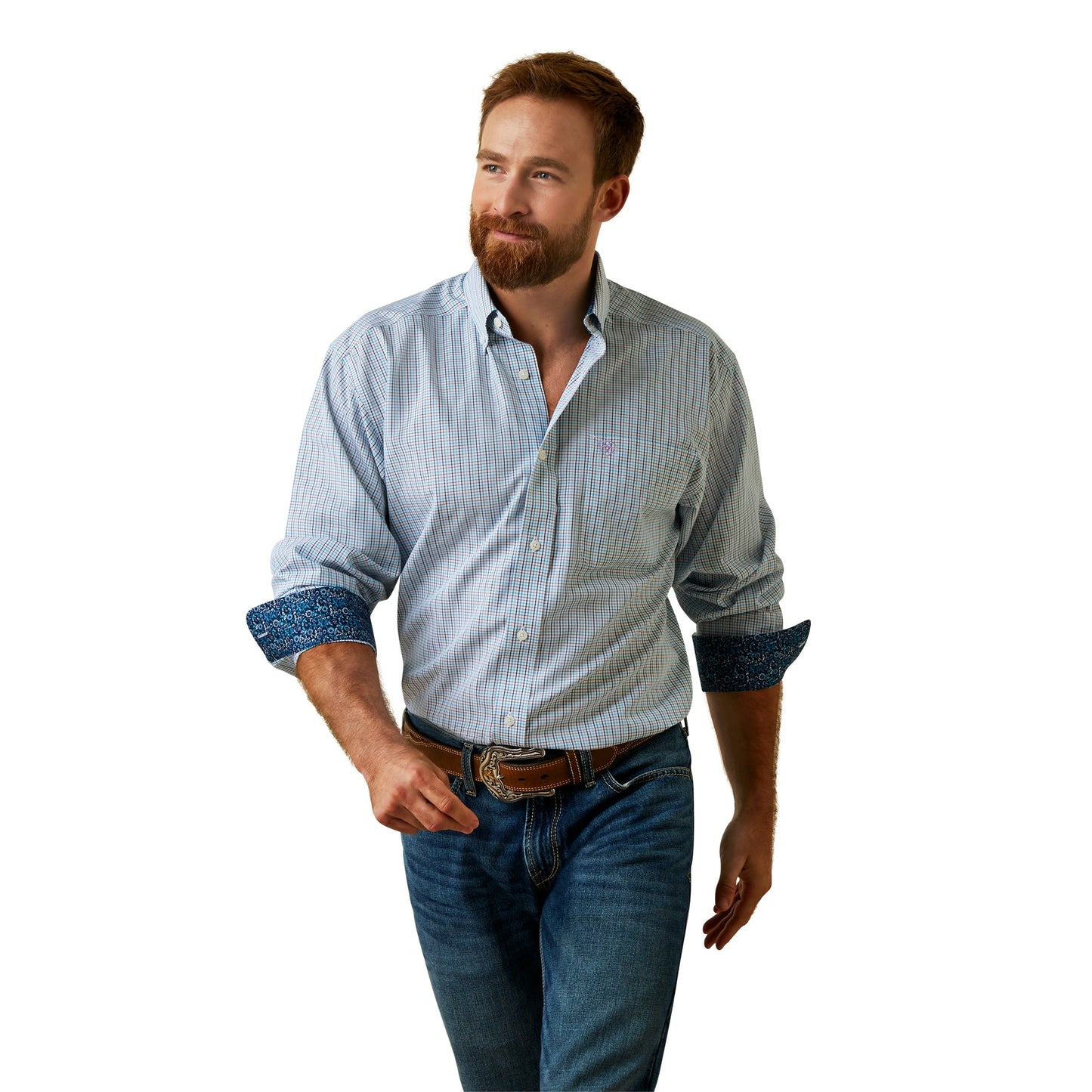 Mens Wrinkle Free Emerson- White