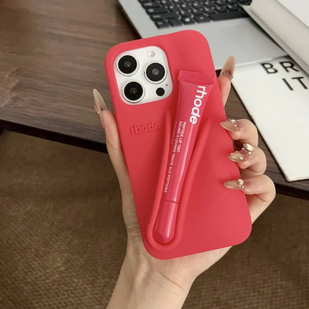 Rhode Lip Tint & Phone Case Bundle for iPhone, No Box