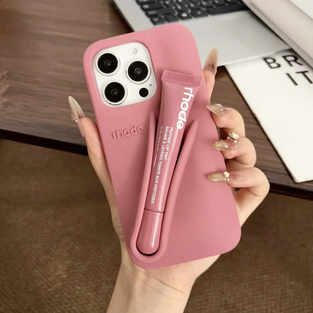 Rhode Lip Tint & Phone Case Bundle for iPhone, No Box