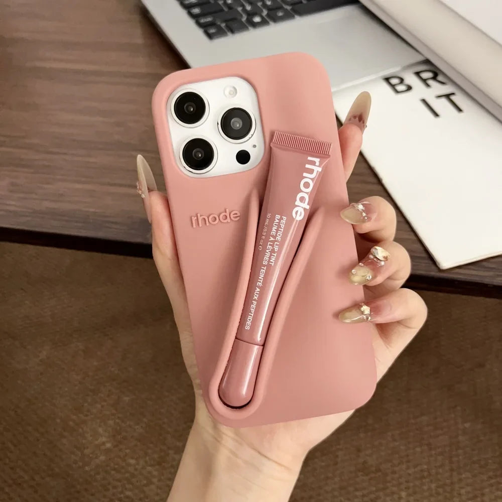 Rhode Lip Tint & Phone Case Bundle for iPhone, No Box