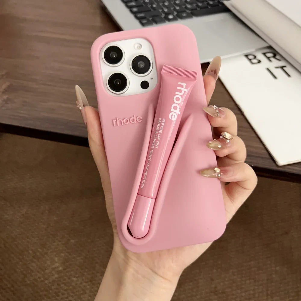 Rhode Lip Tint & Phone Case Bundle for iPhone, No Box