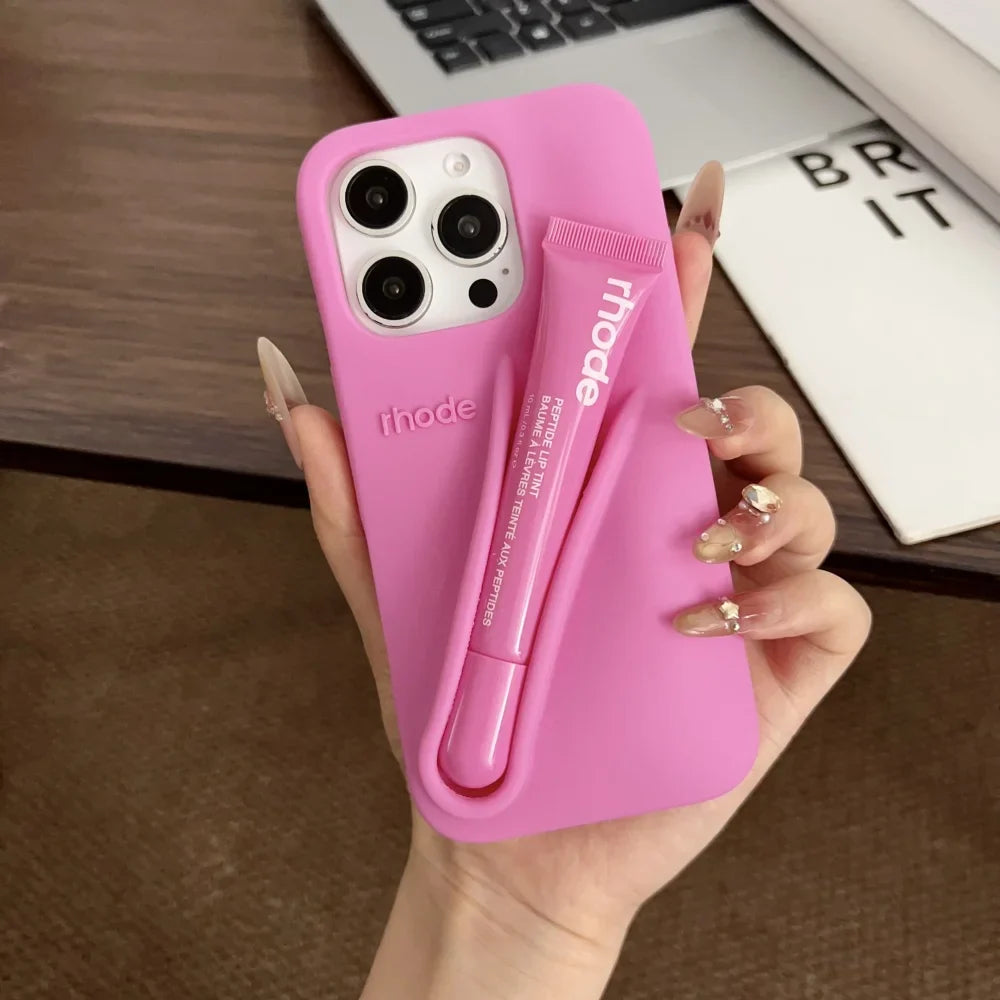 Rhode Lip Tint & Phone Case Bundle for iPhone, No Box