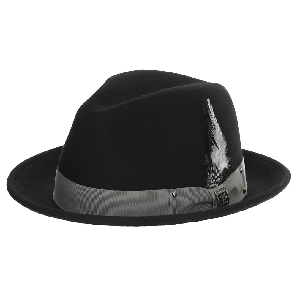 Stacy Adams Riven - Wool Fedora Hat