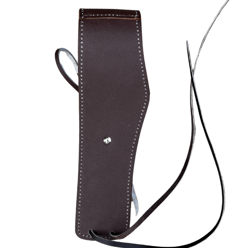 Hip Draw Western Holster | Real Cowhide - Chocolate