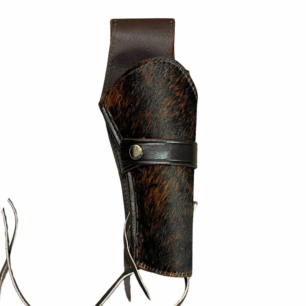 Hip Draw Western Holster | Real Cowhide - Chocolate