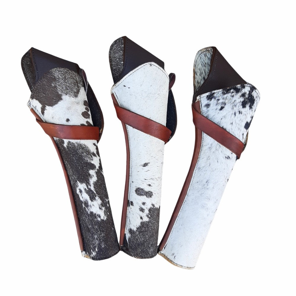 Hair-On Leather XXL Cross Draw Holster – Handmade in Mexico