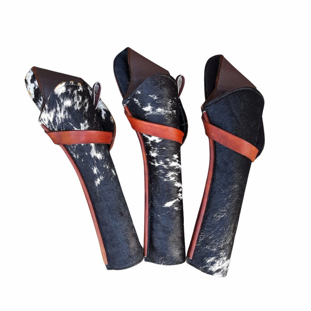 Hair-On Leather XXL Cross Draw Holster – Handmade in Mexico