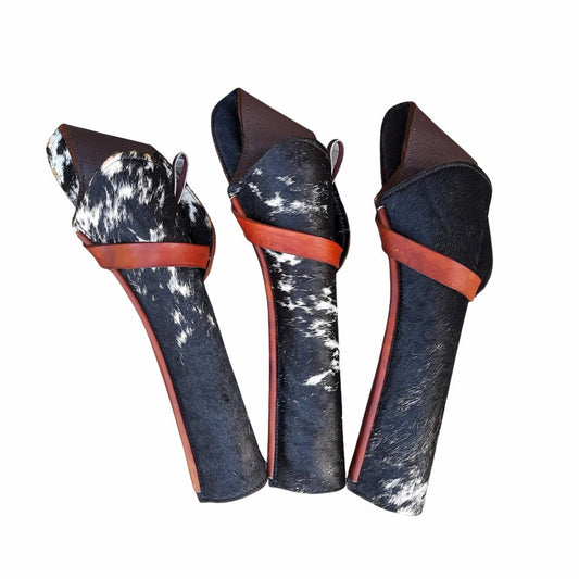 Hair-On Leather XXL Cross Draw Holster – Handmade in Mexico