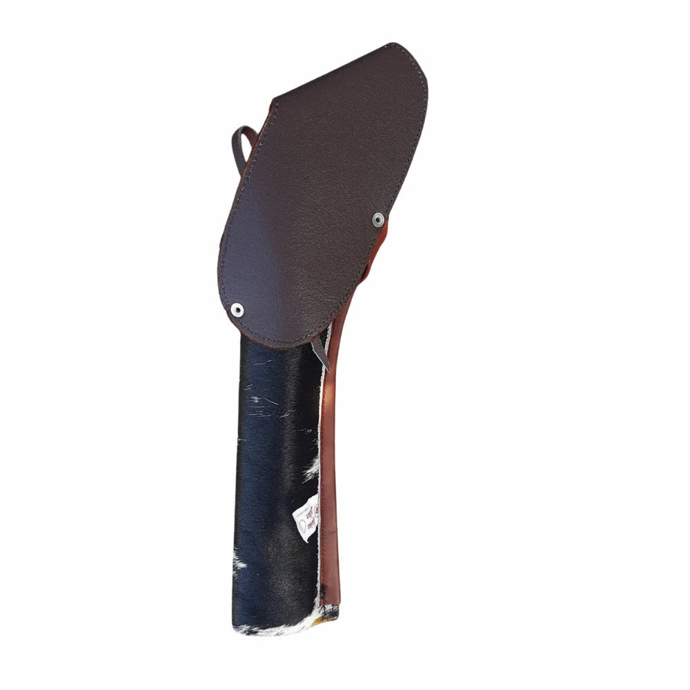 Hair-On Leather XXL Cross Draw Holster – Handmade in Mexico
