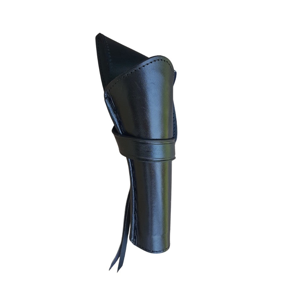 Cross Draw Leather Holster - Solid Black