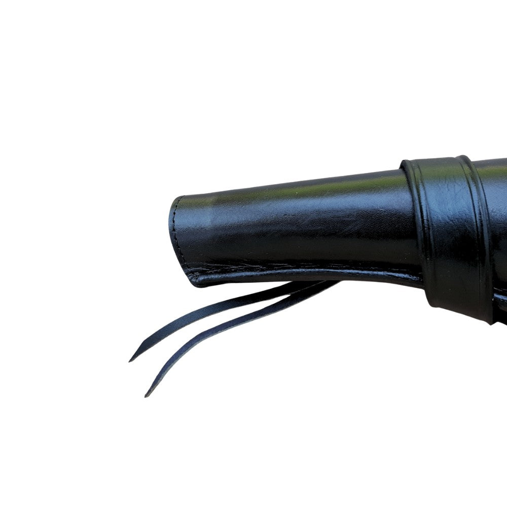 Cross Draw Leather Holster - Solid Black