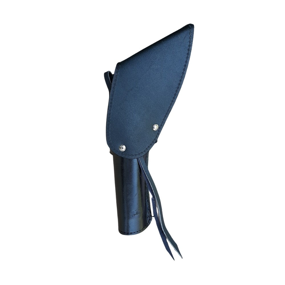 Cross Draw Leather Holster - Solid Black