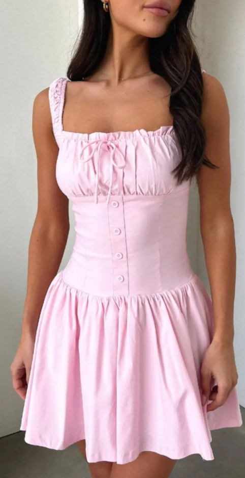 Bailey Button Square Neck Cami Dress