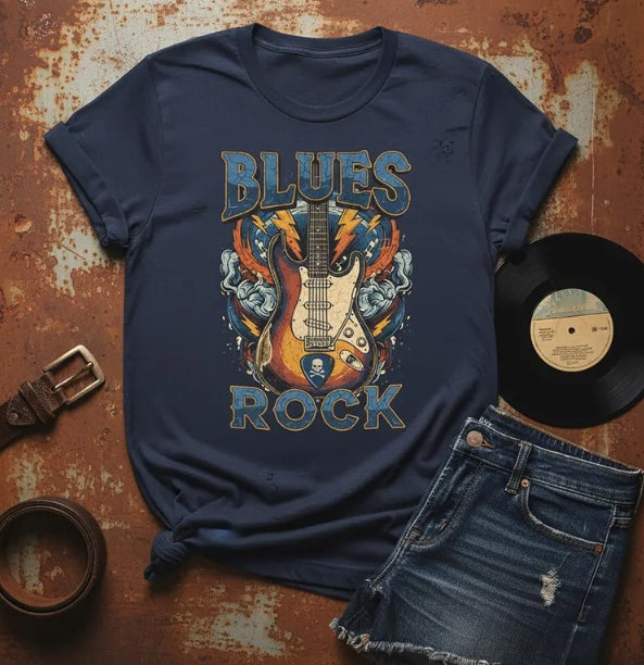 Thunderstruck Blues Graphic Tee - Unisex