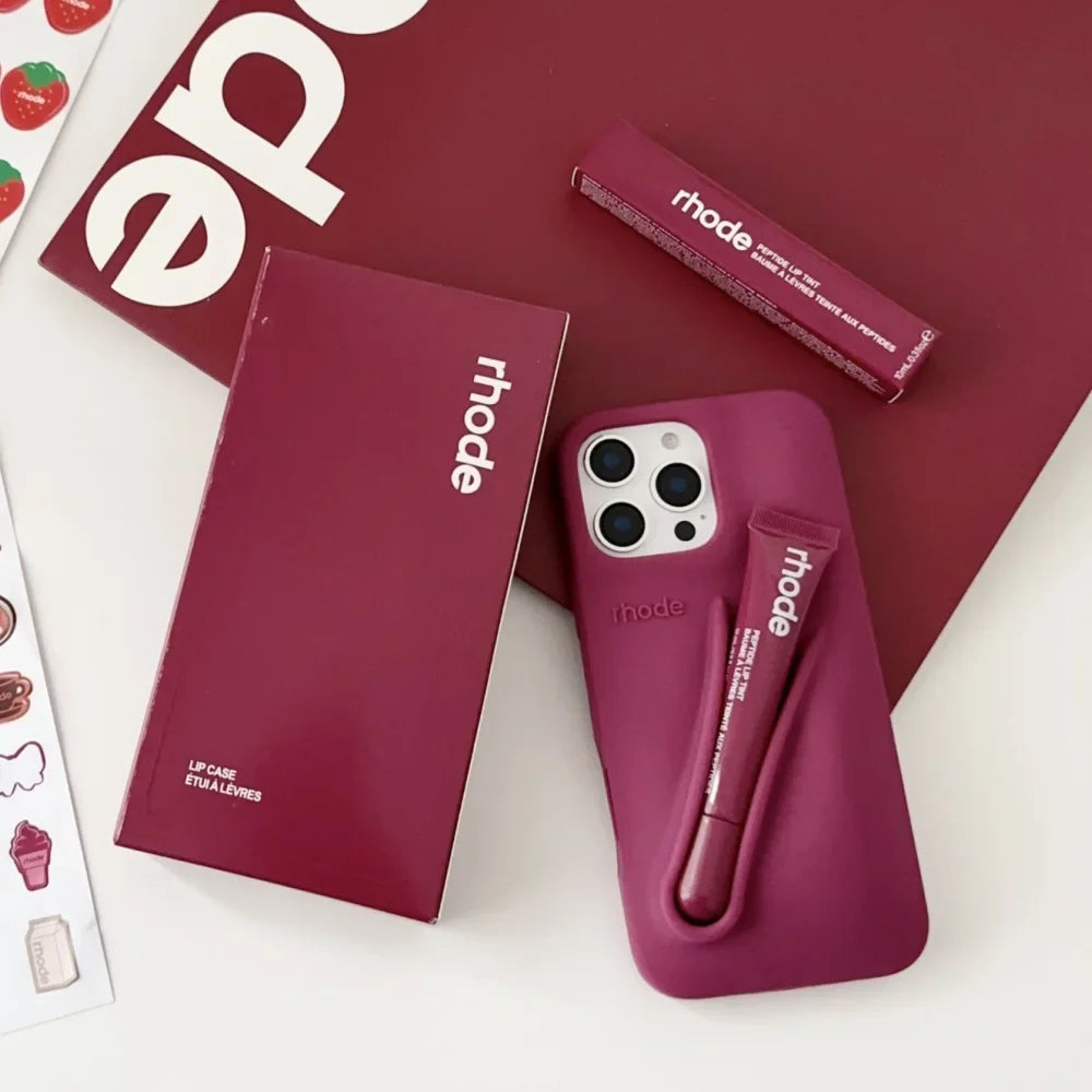 Rhode 4pc. Gift Set - Gift Bag, Phone Case for iPhone, Box & Lip Tint 