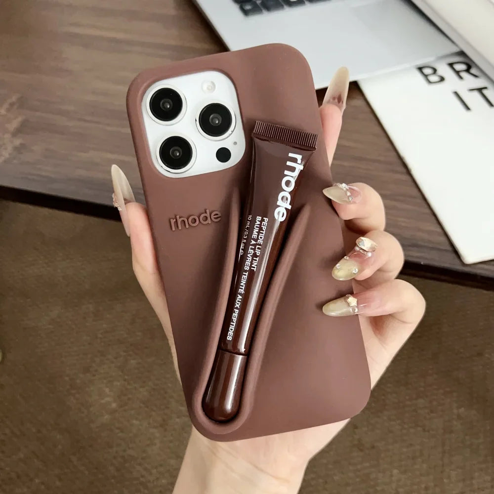 Rhode Lip Tint & Phone Case Bundle for iPhone, No Box