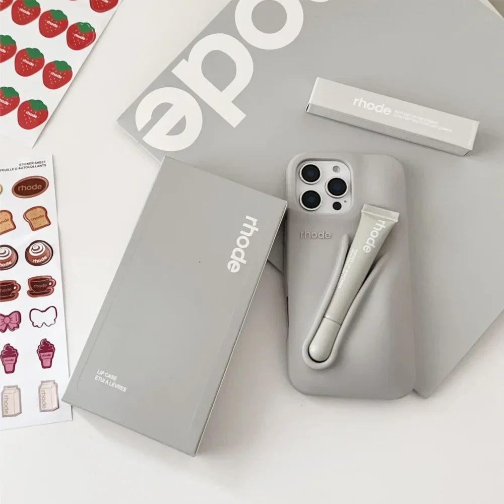 Rhode 4pc. Gift Set - Gift Bag, Phone Case for iPhone, Box & Lip Tint