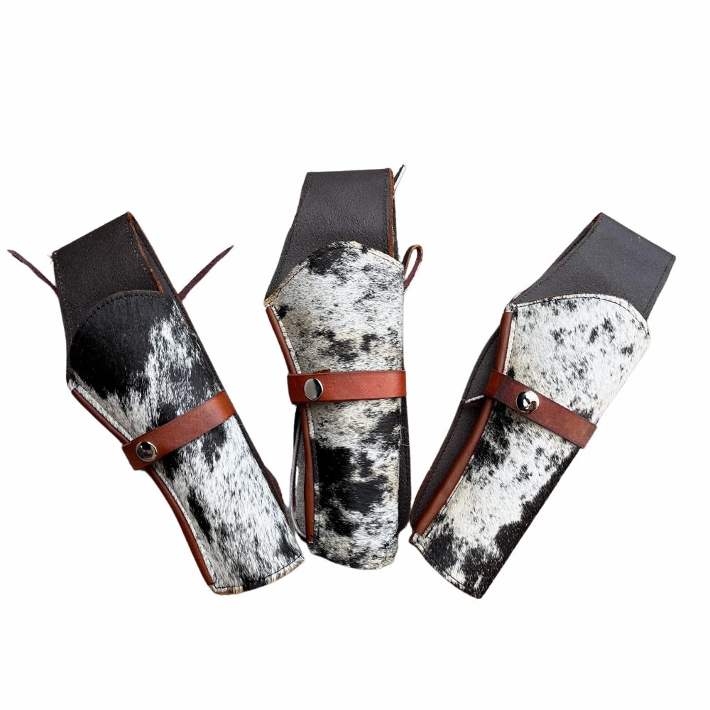 Hip Draw Western Holster | Real Cowhide - Speckled