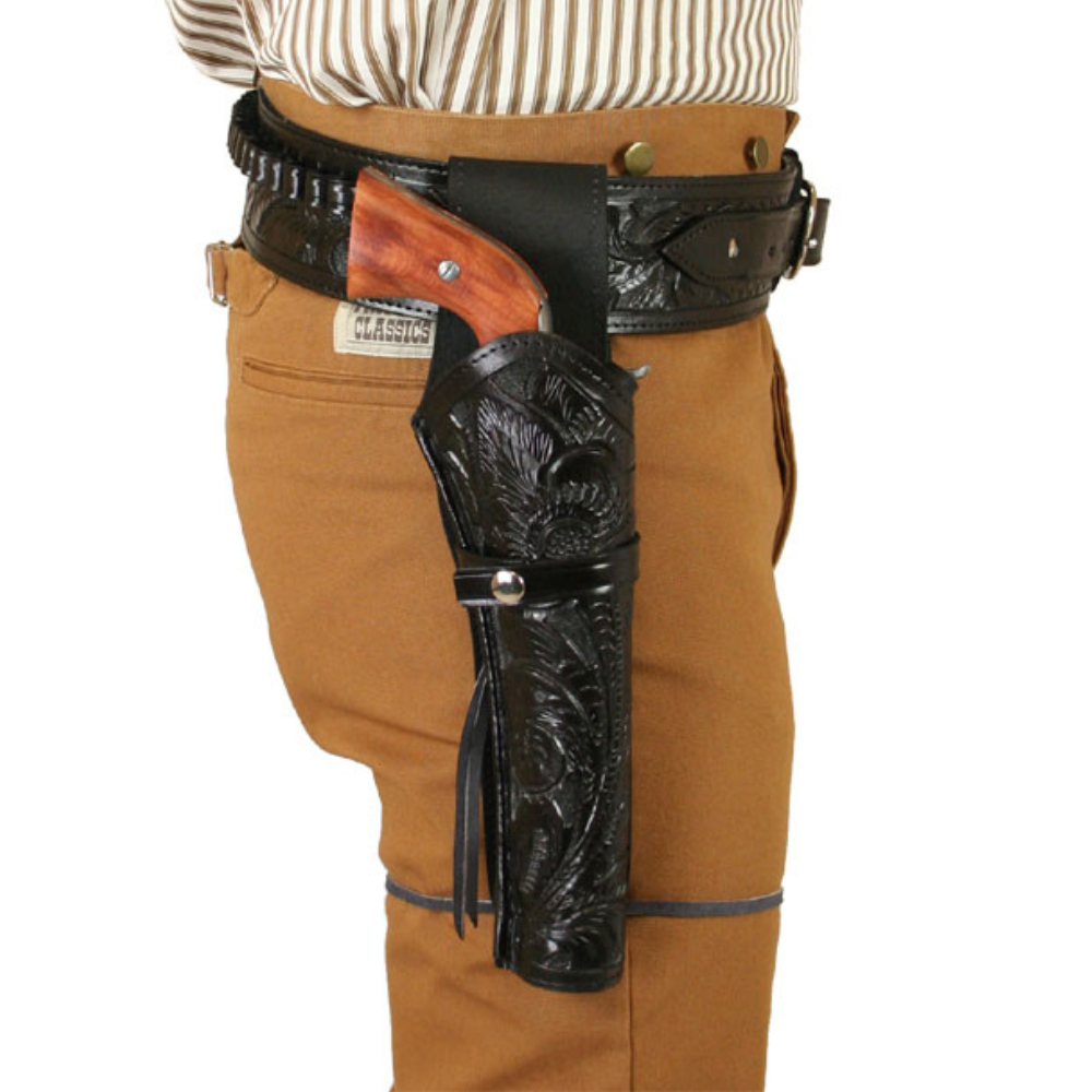 XL Leather Holster Long Barrel  - Black