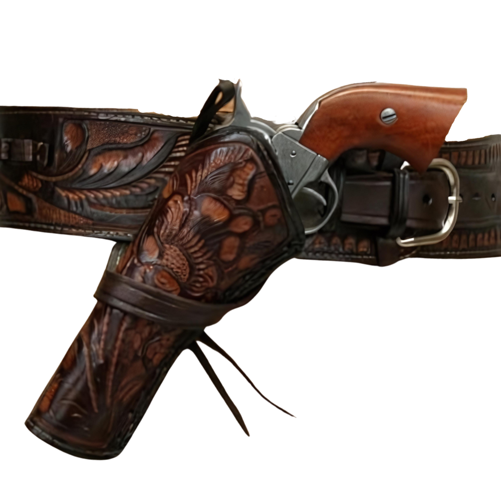 Cross Draw XL Leather Holster - Brown