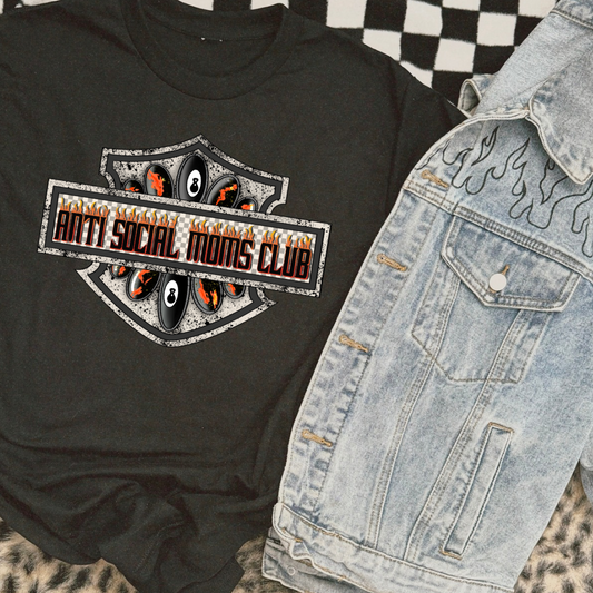 Anti Social Moms Club Graphic Tee