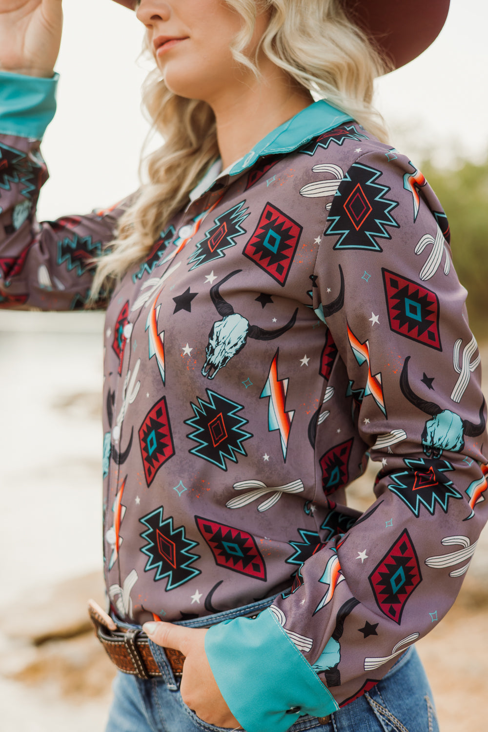 Wild West Button Down