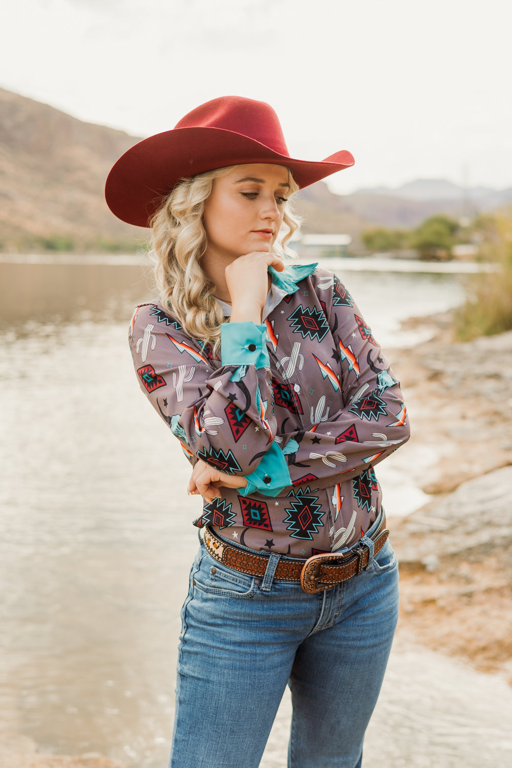 Wild West Button Down