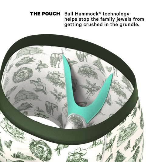 The Western Wonderland | Western Toile Ball Hammock® Pouch Underwear